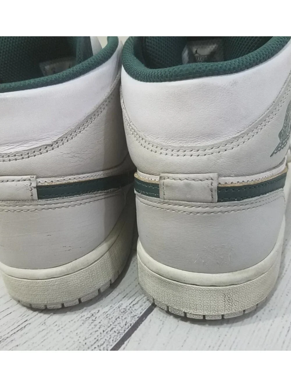 Nike Air Jordan 1 Mid SE Mens Size 8 Oxidized Green White Sail FQ7720-103